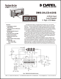 DMS-40LCD-4/20S Datasheet