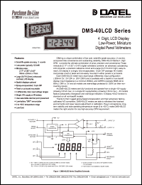 DMS-40LCD-2/3-9 Datasheet