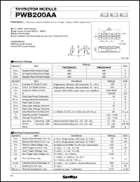 PWB200A30 Datasheet