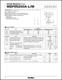 MDR250A30-L/M Datasheet