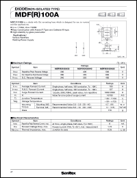 MDR100A30 Datasheet