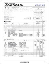 GCA200BA60 Datasheet