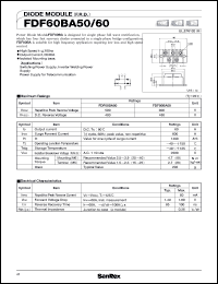 FDF60BA60 Datasheet