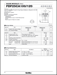 FDF25CA100 Datasheet