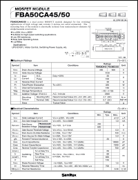 FBA50CA45 Datasheet