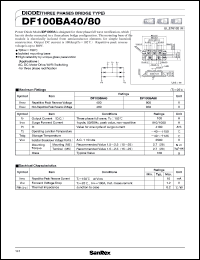 DF100BA40 Datasheet