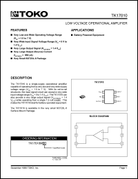 TK17010MTL Datasheet