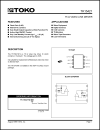 TK15421MTL Datasheet