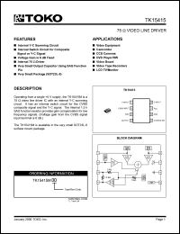 TK15410MTL Datasheet