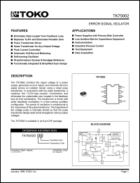TK75002DIMG Datasheet