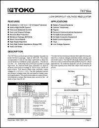 TK71629ASCLH Datasheet