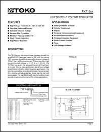 TK71580SCL Datasheet