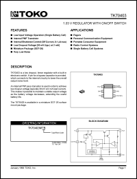 TK70403MTB Datasheet