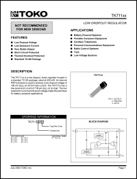 TK71140NT Datasheet