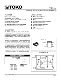 TK11437BX Datasheet