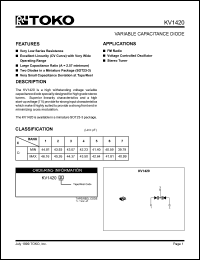 KV1470TL Datasheet