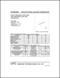 UTC2SA733 Datasheet