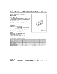 UTCTA8207K Datasheet