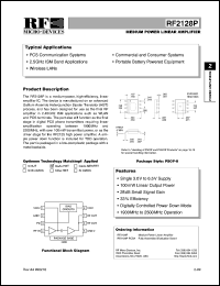 RF2128PCBA Datasheet