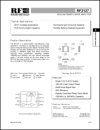 RF2127 Datasheet