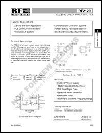 RF2129 Datasheet