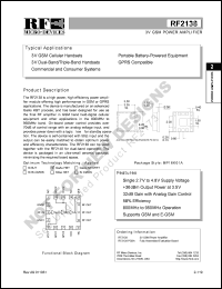 RF2138PCBA Datasheet