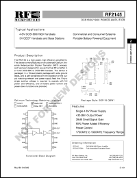 RF2145 Datasheet