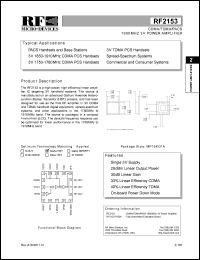 RF2153PCBA Datasheet