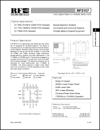 RF2157PCBA Datasheet