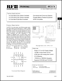 RF2174PCBA Datasheet