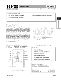 RF2175PCBA Datasheet
