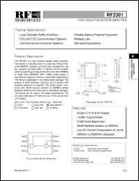 RF2301PCBA Datasheet