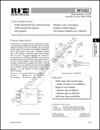 RF2302 Datasheet