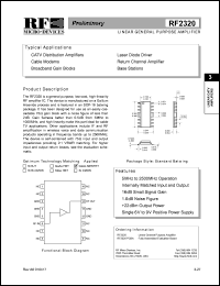RF2320 Datasheet