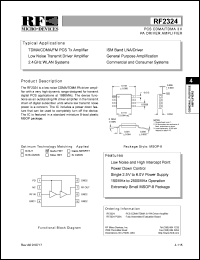 RF2324 Datasheet
