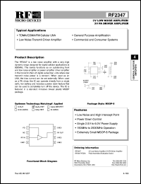 RF2347PCBA Datasheet