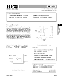 RF2361PCBA-D Datasheet