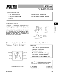RF2366PCBA-PCS Datasheet