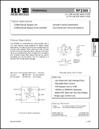 RF2369 Datasheet