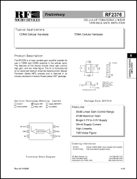 RF2376 Datasheet
