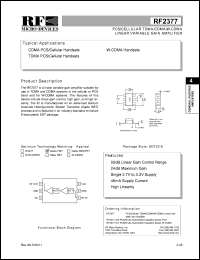 RF2377-411PCBA Datasheet