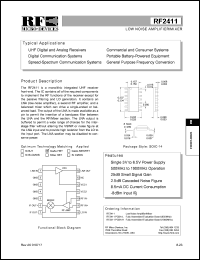 RF2411PCBA-H Datasheet