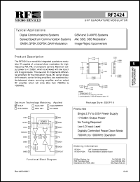 RF2424PCBA Datasheet