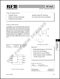 RF2425PCBA Datasheet