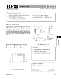 RF2459PCBA Datasheet