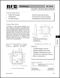 RF2460PCBA Datasheet
