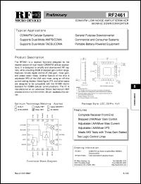 RF2461PCBA Datasheet