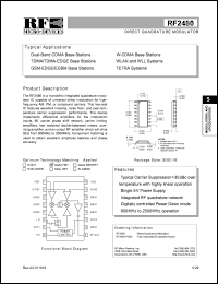 RF2480 Datasheet