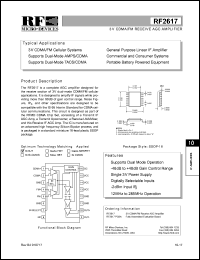 RF2617PCBA Datasheet