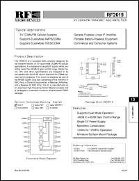 RF2619PCBA Datasheet